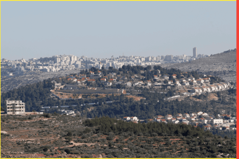 A view shows the Jewish settlement of Dolev as the Palestinian city of Ramallah is seen in the background, in the Israeli-occupied West Bank January 26, 2020. Picture taken January 26, 2020. REUTERS/Mohamad Torokman