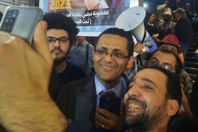 مشاركة واسعة في انتخابات نقابة الصحفيين المصريين ( مراسل الجزيرة نت)