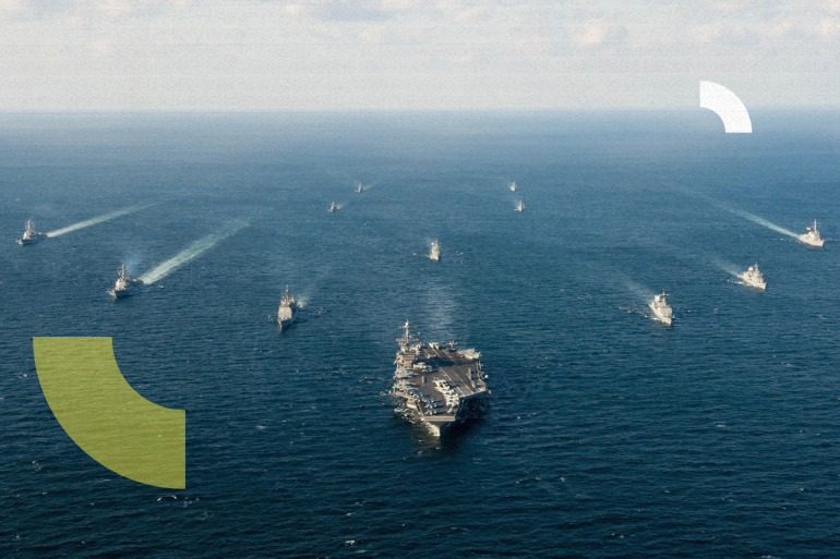 U.S. and South Korean naval ships traverse the ocean in formation as part of Foal Eagle 2016 in the waters surrounding the Korean peninsula, in this U.S. Navy picture taken March 24, 2016. Picture taken March 24, 2016. REUTERS/U.S. Navy/Petty Officer 3rd Class Andre T. Richard/Handout via Reuters THIS IMAGE HAS BEEN SUPPLIED BY A THIRD PARTY. IT IS DISTRIBUTED, EXACTLY AS RECEIVED BY REUTERS, AS A SERVICE TO CLIENTS. FOR EDITORIAL USE ONLY. NOT FOR SALE FOR MARKETING OR ADVERTISING CAMPAIGNS