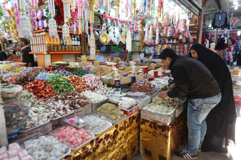 أسواق في بغداد - الصورة حصرية للجزيرة نت