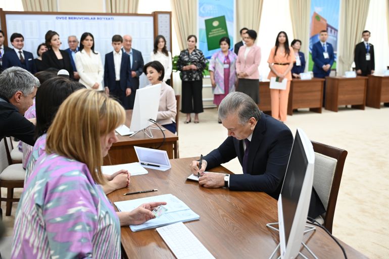 Voting begins in Uzbekistan for constitutional referendum