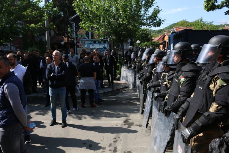 Protests in the South of Kosovo