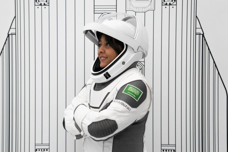 Ax-2 astronaut Rayyanah Barnawi will become the first woman from Saudi Arabia ever to reach space. (Image credit: Axiom Space)