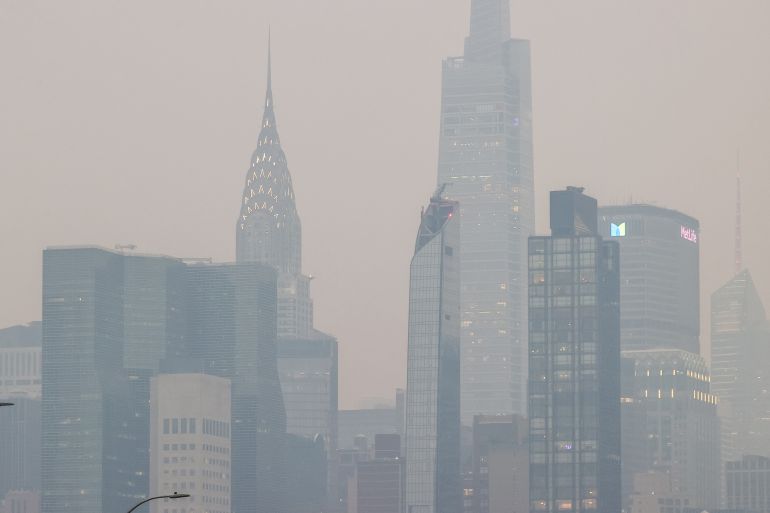 Air-quality alert in NYC