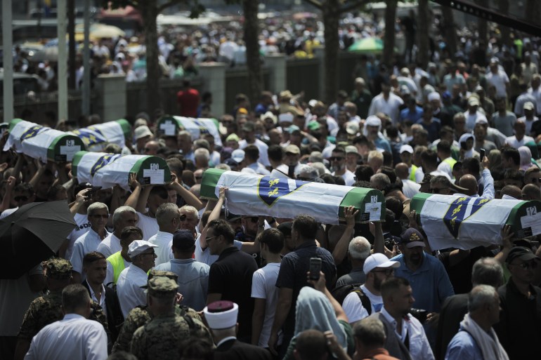 Bosnia bids farewell to 30 more newly identified Srebrenica genocide victims