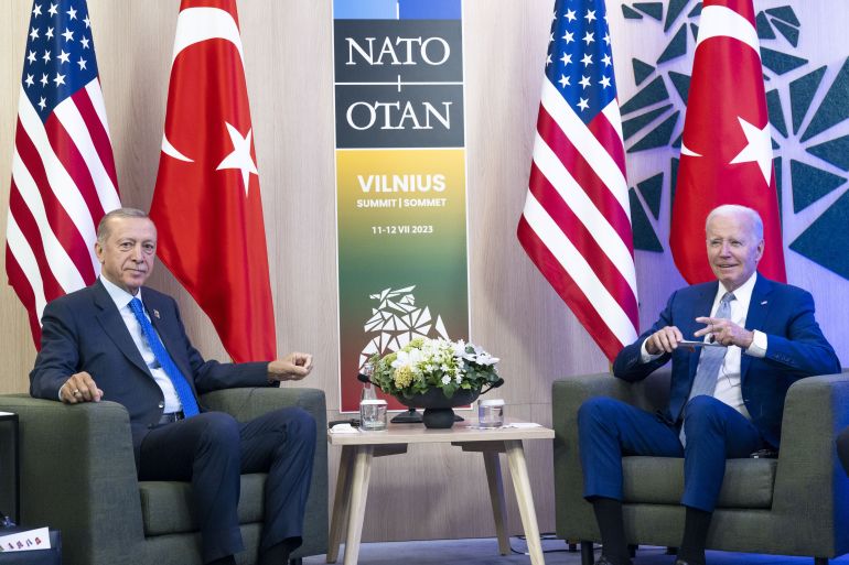 Erdogan-Biden meeting in Vilnius
