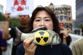 People In South Korea Protest Japan's Release Of Fukushima Water Into Ocean