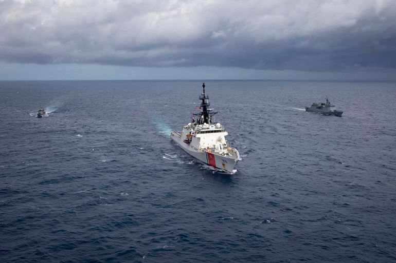 سفن أمريكية وفليبينية في تدريبات بموقع آخر ببحر جنوب الصين