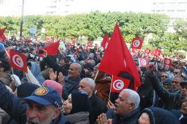 جانب من احتجاجات سابقة لأنصار حركة النهضة ضد اجراءات الرئيس قيس سعيد/العاصمة تونس/يوليو/تموز 2023 (صورة خاصة)