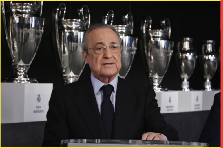 UNSPECIFIED - UNSPECIFIED DATE: In this handout screengrab released on April 24, Florentino Perez, President of Real Madrid excepts the Laureus Sport for Good Society Award on behalf of the Real Madrid Foundation during the Laureus World Sports Awards 2022 Virtual Award Ceremony. (Photo by Handout/Laureus via Getty Images)