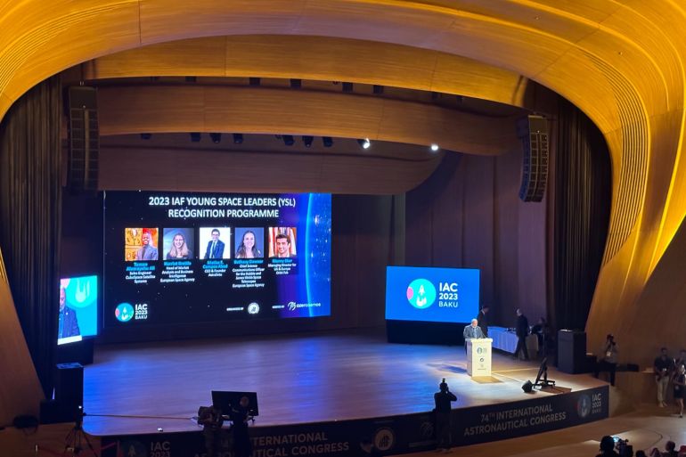 اختتمت في العاصمة الأذربيجانية باكو اليوم الجمعة أعمال المؤتمر الدولي للملاحة الفضائية (IAC-2023)