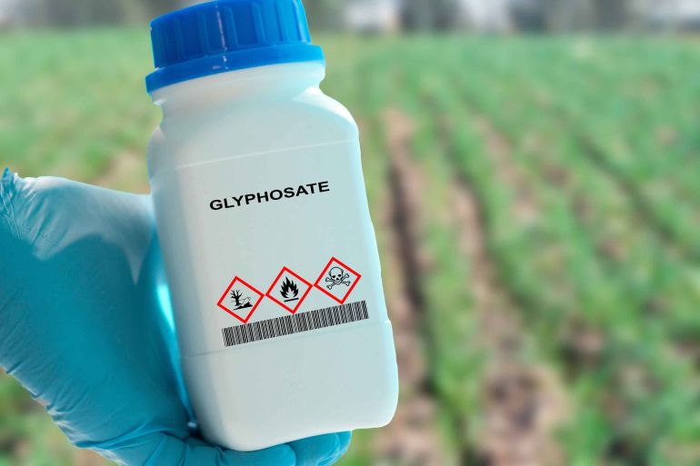 Glyphosate A broad-spectrum herbicide used to control weeds in crops such as soybeans, corn, and cotton.