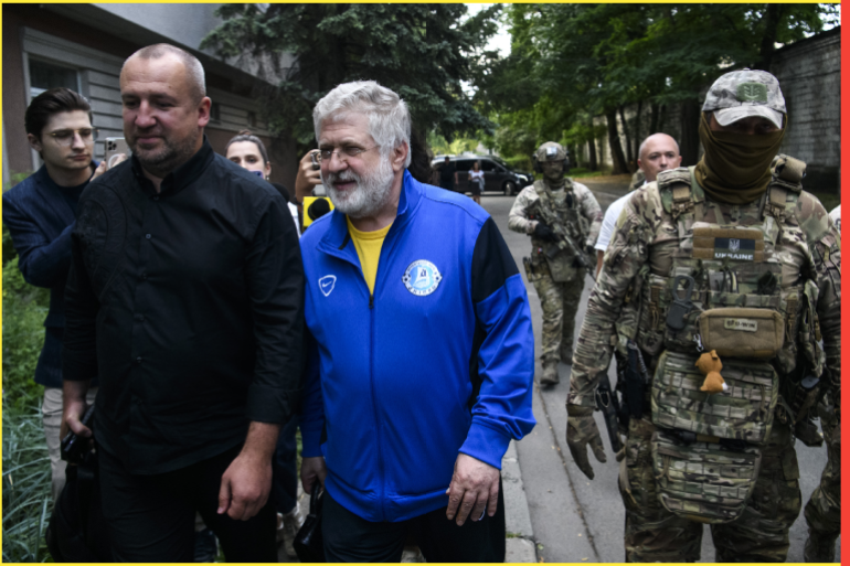 Ukrainian business tycoon and one of Ukraine's most famous billionaires, Ihor Kolomoyskyi, was arrested with the right to post bail in the amount of half a billion hryvnias after being suspected of fraud at a court hearing in Kyiv on September 2, 2023.