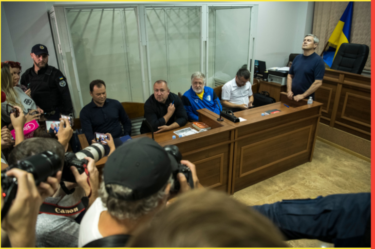 Ukrainian business tycoon and one of Ukraine's most famous billionaires, Ihor Kolomoyskyi, was arrested with the right to post bail in the amount of half a billion hryvnias after being suspected of fraud at a court hearing in Kyiv on September 2, 2023.