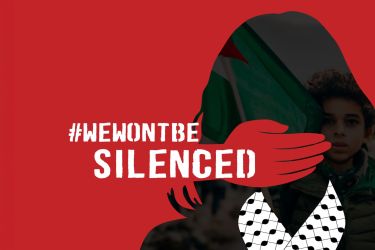 (حملة "لن يتم إسكاتنا" انطلقت تزامنا مع اليوم العالمي للتضامن مع الشعب الفلسطيني ولا تزال مستمرة)