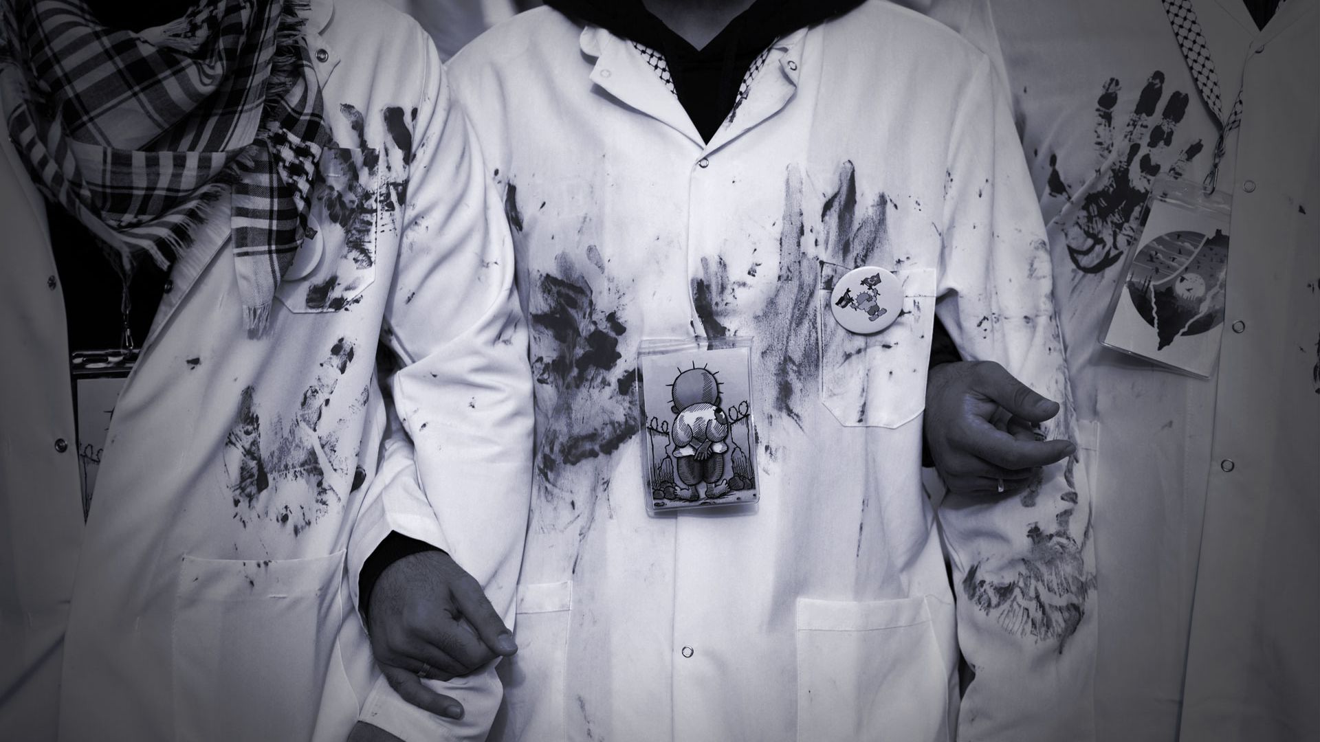 صورة لتغطية اغتيال الأطباء في غزة