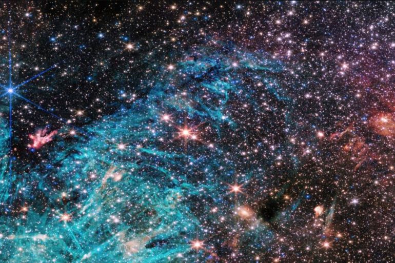 صورة بعرض 50 مليون سنة ضوئية التقطها تلسكوب جيمس ويب المصدر: ناسا
