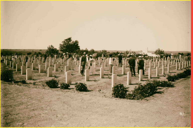 مقابر الإنجليز في غزة بعد الحرب العالمية الأولى
