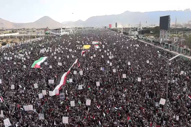 مظاهرات اليمن دعما لغزة