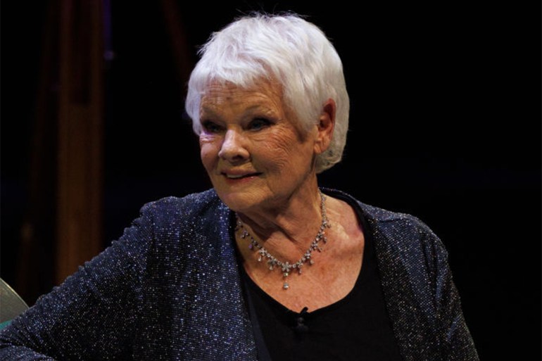 LONDON, ENGLAND - DECEMBER 15: Judi Dench during "Christmas with Judi Dench and Gyles Brandreth" at Royal Albert Hall on December 15, 2023 in London, England. (Photo by John Phillips/Getty Images)