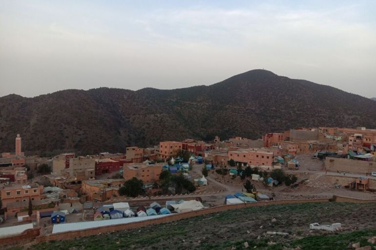 قرية مولاي إبراهيم في إقليم الحوز/ مصدر الصورة: الجزيرة نت