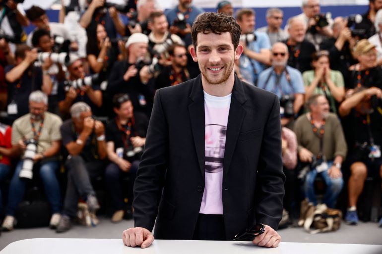 The 76th Cannes Film Festival - Photocall for the film "La chimera" in competition - Cannes, France, May 27, 2023. Cast member Josh O'Connor poses. REUTERS/Yara Nardi