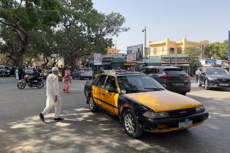 سيارات الأجرة في العاصمة السنغالية دكار