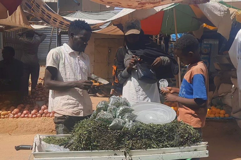 أسواق مدينة الفاشر بشمال دارفور