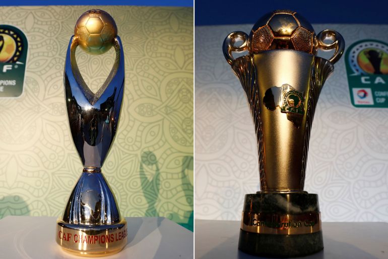 كومبو كأسي دوري أبطال أفريقيا والكونفدرالية الأفريقية (رويترز)