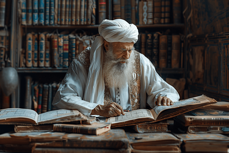 ابن خلدون - عالم من علماء الإسلام ولد قبل 700 عام يقلب في كتب الاقتصاد والتخطيط (ميدجيرني)